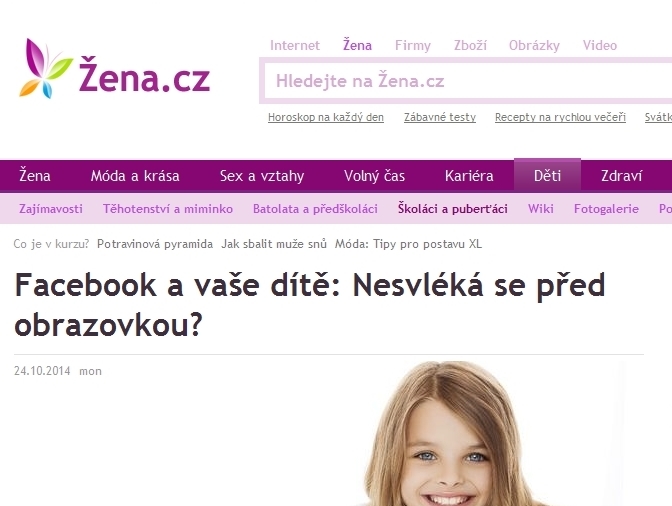 Facebook a vaše dítě: Nesvléká se před obrazovkou?