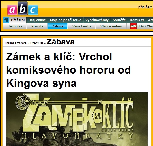 Zámek a klíč: Vrchol komiksového hororu od Kingova syna