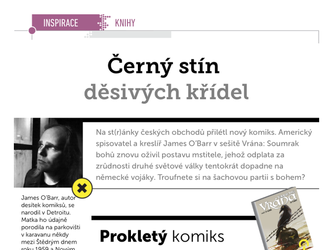 Černý stín děsivých křídel