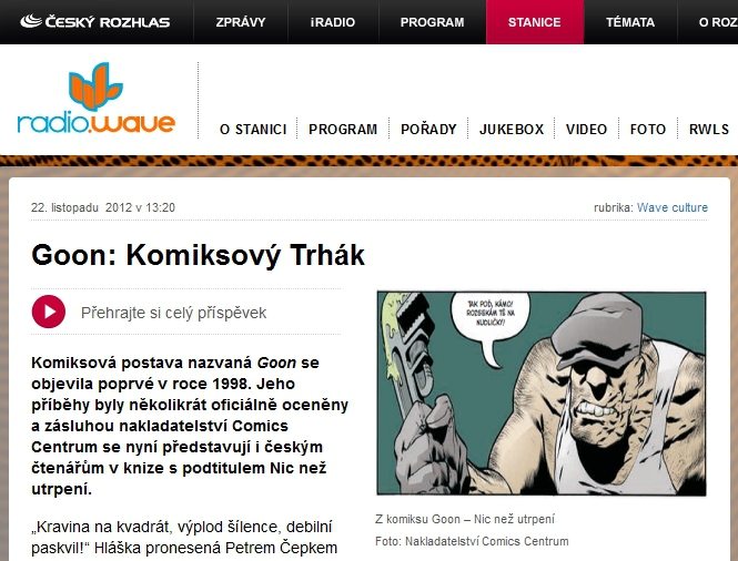 Goon: Komiksový trhák